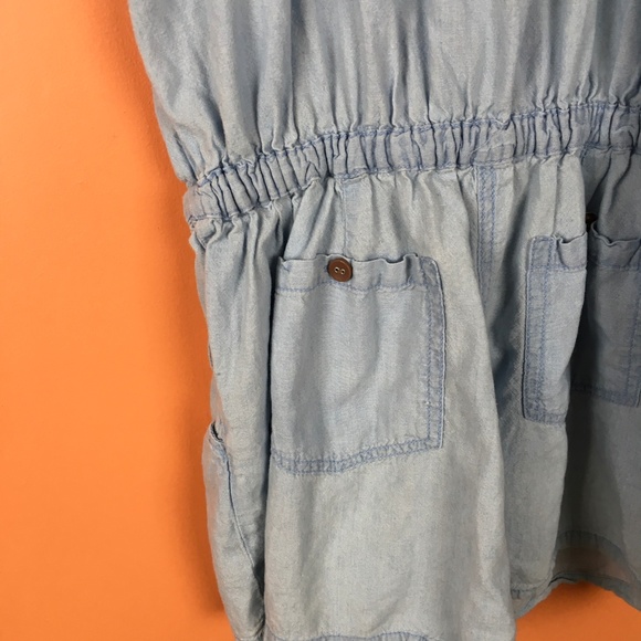 Selena Gomez | Denim Button Down Romper L - Picture 3 of 6